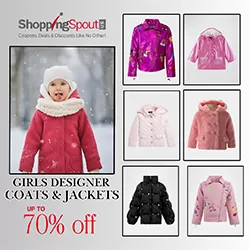 Girls' Designer Coats & Jackets Up to 70% Off